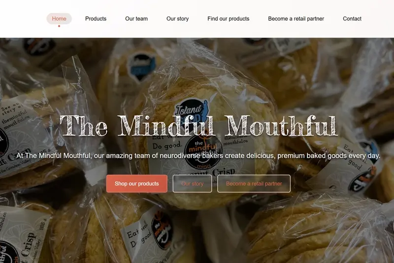 Mindful Mouthful storefront screenshot