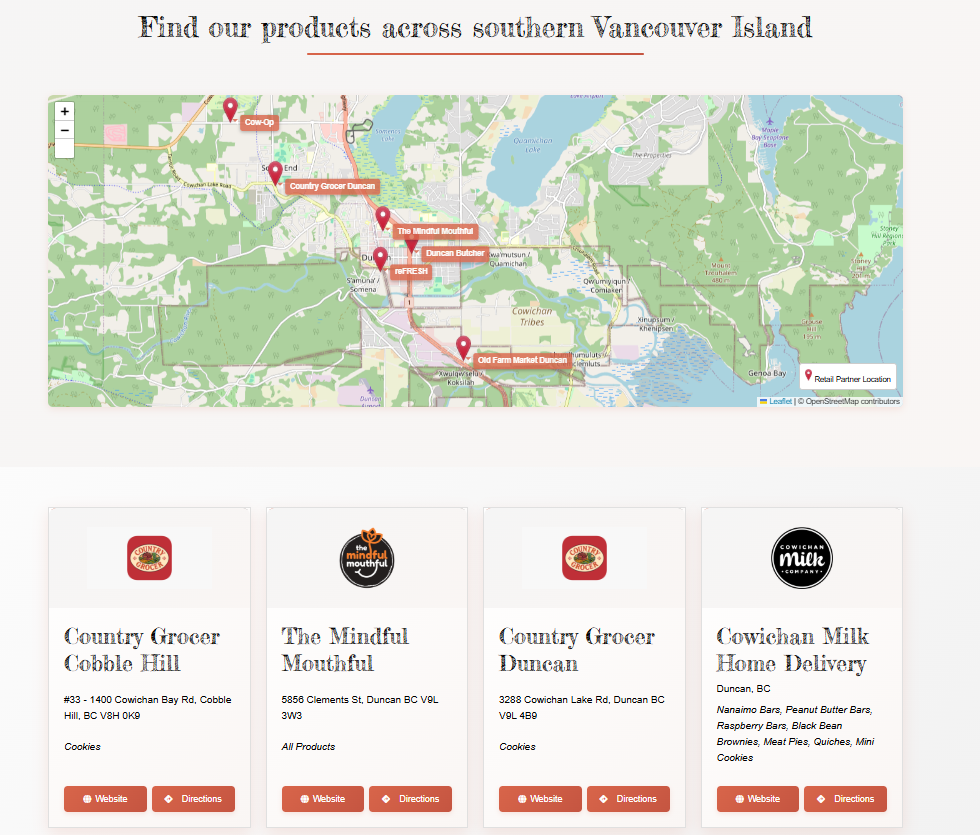 Mindful Mouthful product page screenshot